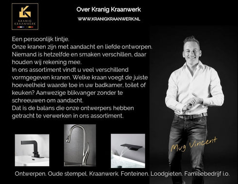 Keukenkraan met 3 aansluitingen voor regenwater of gefilterd drinkwater | Meister Donna