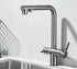 3-weg keukenkraan met 3 aansluitingen voor regenwater of gefilterd drinkwater | Bella-done
