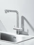3-weg keukenkraan met 3 aansluitingen voor regenwater of gefilterd drinkwater | Bella-done