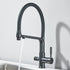 3-weg keukenkraan met 3 aansluitingen voor regenwater of gefilterd drinkwater | La Montagoon