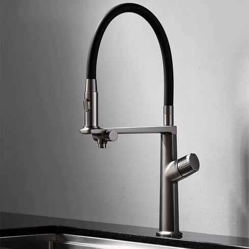 3-weg keukenkraan met 3 aansluitingen voor regenwater of gefilterd drinkwater | Primera del Monta