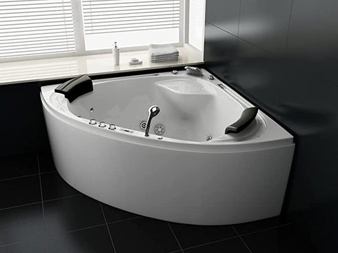 JETLINE Whirlpool VILLA SABRINA | Wit | Indoor | 2 personen | LED verlichting | Bluetooth speakers