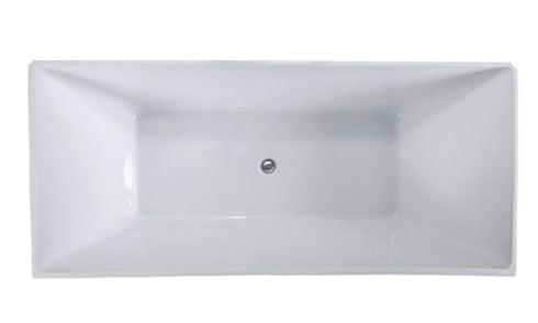 Ligbad BAAR | wit | 170x75cm | Minimalistische badkuip