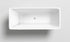 Vrijstaande Badkuip WETZIKON II 170x80cm Minimalistisch ligbad