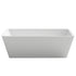 Vrijstaande Badkuip WETZIKON II 170x80cm Minimalistisch ligbad