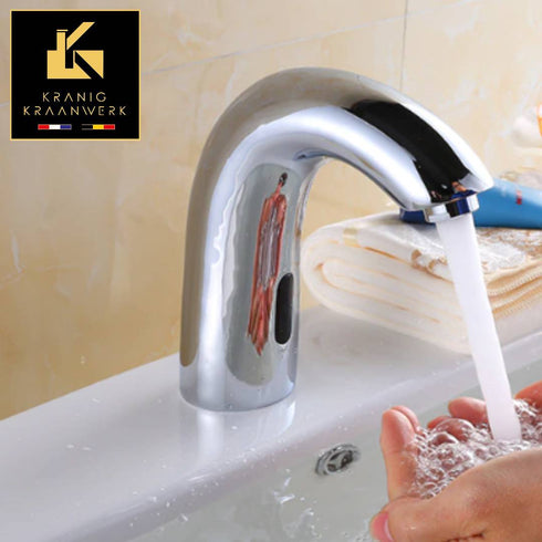 Basic Wastafelkraan met sensor | 2 modellen | Sensor in body of in de uitloop