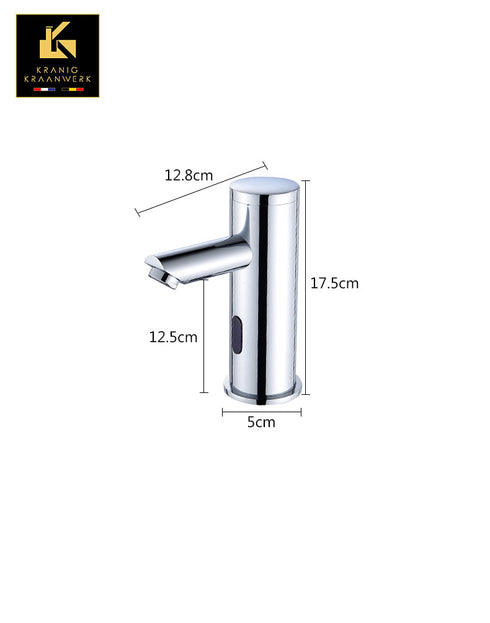 Basic Wastafelkraan met sensor | 2 modellen | Recht op en Schuin naar voren