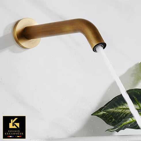 Sensorkraan aan de wand | Koud waterkraan | Voorwaarts | 2.30v en BATT