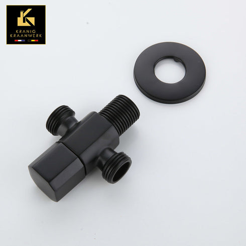 Hoekstopkraan | 1/2 Duims | Hoekig ontwerp | Installatiebenodigdheden | Om de kraan op de waterleiding te kunnen monteren