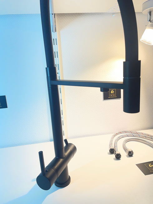 High-end keukenkraan | 3 weg kraan | Gefilterd water of regenwater hergebruik | La Momenta