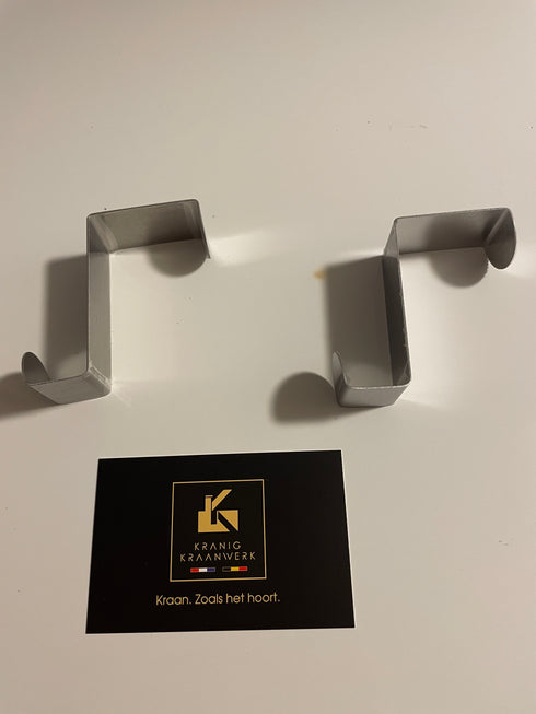 Ophang haakjes voor keukenkastje of deur Hoekig