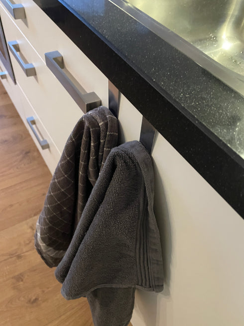 Ophang haakjes voor keukenkastje of deur Hoekig