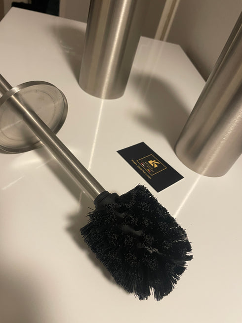 Inrichting | Design badkamer | Toiletborstel + houder (cilinder)