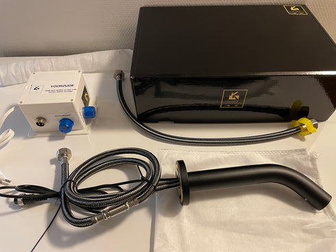 Sensorkraan aan de wand | Koud waterkraan | Voorwaarts | 2.30v en BATT