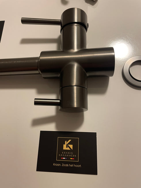 Hoge spoelkraan | 3 weg kraan | Horeca kraan | Spoelkeuken stijl | Multi Mari