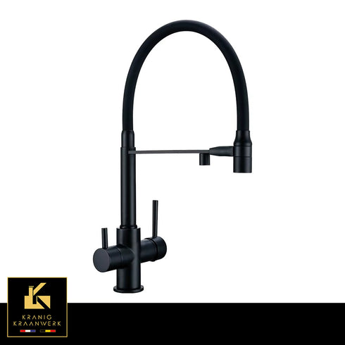 3-weg keukenkraan voor regenwater of gefilterd drinkwater | La Montana