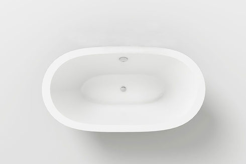 Badkuip MAGGIORE zwart 170x80cm Minimalistisch ligbad