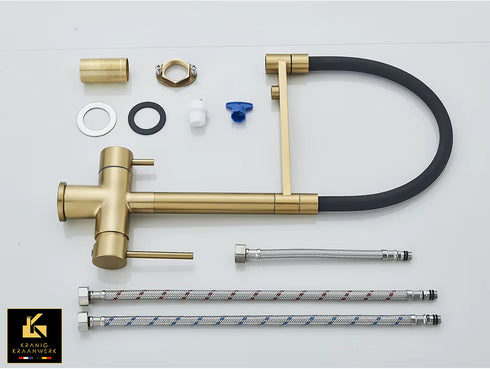 High-end keukenkraan | 3 weg kraan | Gefilterd water of close in boiler | La Momenta