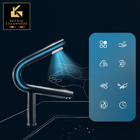 Handdroger en sensorkraan combinatie | Twins of Harald | Horeca | Droger en kraan in één