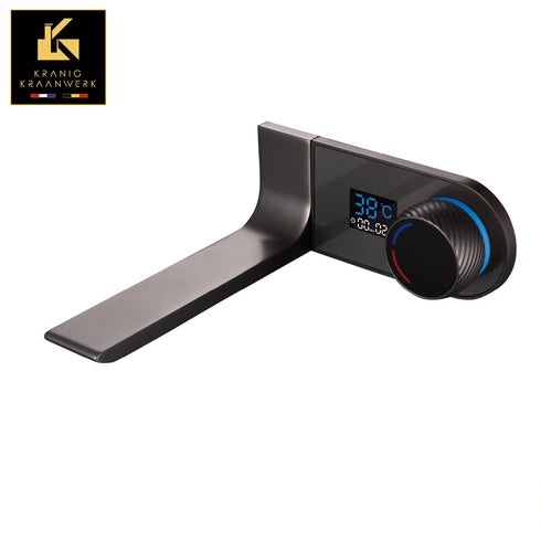 Ligbadkraan met temperatuur display en timer | Inbouw montage | Alicante