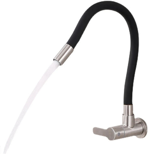 Flexibele Keukenkraan met handig beweegbare flexibele hals | Gemonteerd op de muur | Wilma