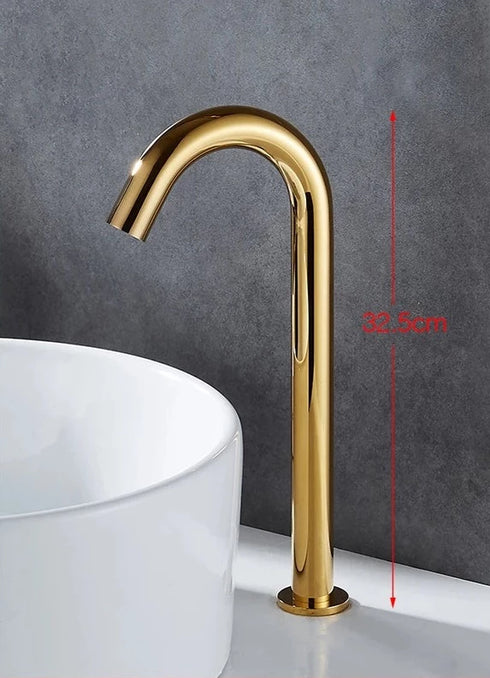 A- klasse Ultima Sensorkraan | Touchless kraan | Toiletruimte | Glanzend Goud | Minimalisme