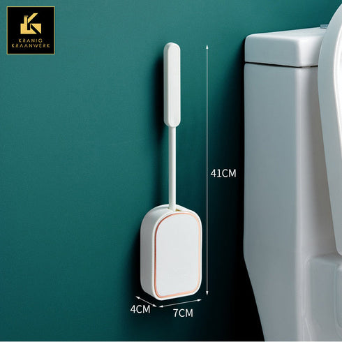 Reukloze Toiletborstel van silicone | Hangend model | Luxe afwerking