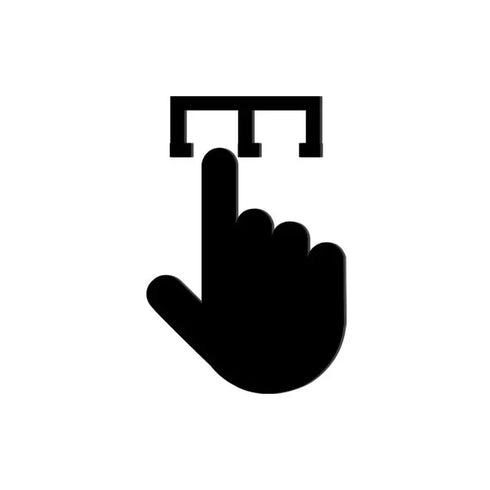 Toilet aanduidingsbordjes | Algemene tekens en verblijfsruimtes | Zwart en Zilver | Minimalistisch