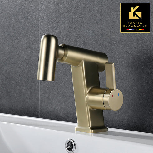 Kapperskraan | Salonkraan | Wastafelkraan met uittrekbare slang | Josaline