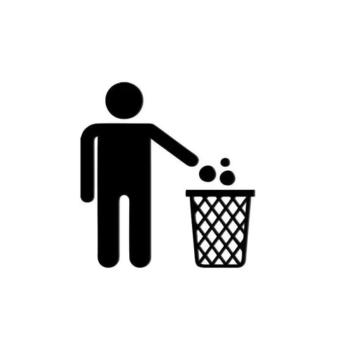 Toilet aanduidingsbordjes | Algemene tekens en verblijfsruimtes | Zwart en Zilver | Minimalistisch