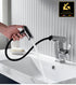 Kapperskraan | Salonkraan | Wastafelkraan met uittrekbare slang | Josaline