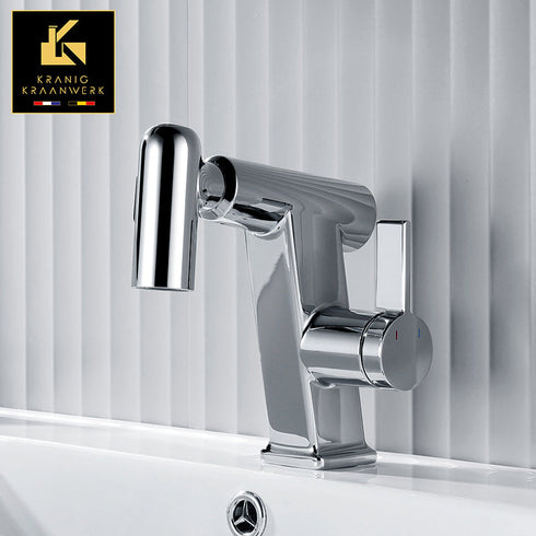 Kapperskraan | Salonkraan | Wastafelkraan met uittrekbare slang | Josaline