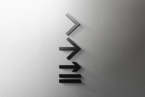 Toilet aanduidingsbordjes | Kantoortekens en verblijfsruimtes | Minimalistische signing