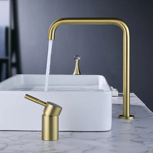 Badkamer wastafel mengkraan | Montage op het meubel | Vibes