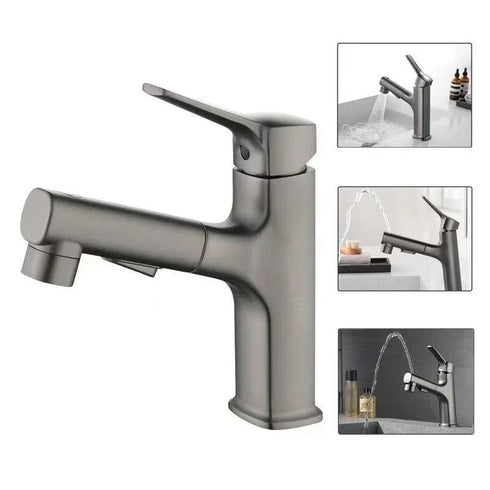 Kapperskraan | Salonkraan | Wastafelkraan met uittrekbare slang | Jenny