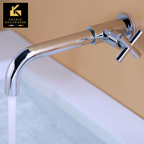 Landelijk en Industrieel | Wastafel en fonteinkraan | Inbouwset | De Metiga