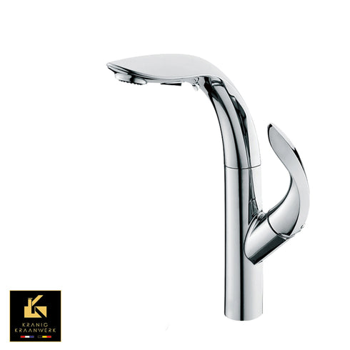 Keuken | Prachtige wastafel en keukenkraan | Uittrekbare slang | Ella | Minimalisme