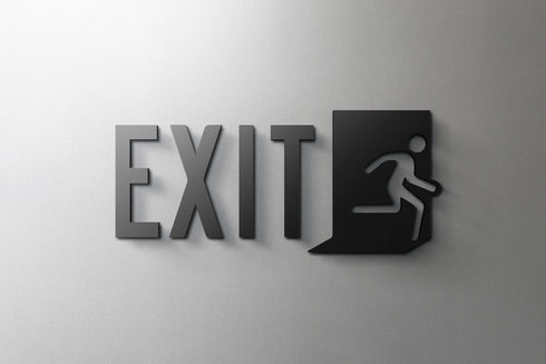 Toilet aanduidingsbordjes | Kantoortekens en verblijfsruimtes | Minimalistische signing