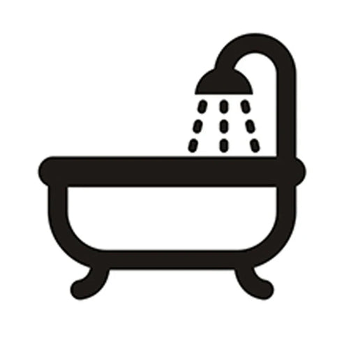 Toilet aanduidingsbordjes | Algemene tekens en verblijfsruimtes | Zwart en Zilver | Minimalistisch