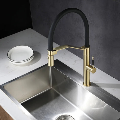 High-end | Design Keukenkraan | Keuken mengkraan met flexibele slang en sproeikop | Maricander