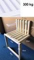 Stijlvolle opklapbare Douche stoel | Design | onopvallende zitting voor onder de douche | zwevend | Opvouwbaar