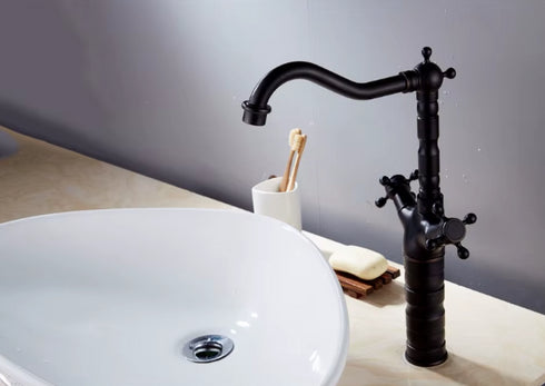 Industrieel en Landelijk | Keukenkraan of bij een wastafel | Tineke | Zwart