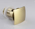 Pop up gootsteen dop | Vierkant gevormde afvoerplugs met luxe afwerking | Geborsteld Goud