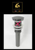Pop- up | Afvoerplug Gunmetal | MET en Zonder overflow | Installatiebenodigdheden