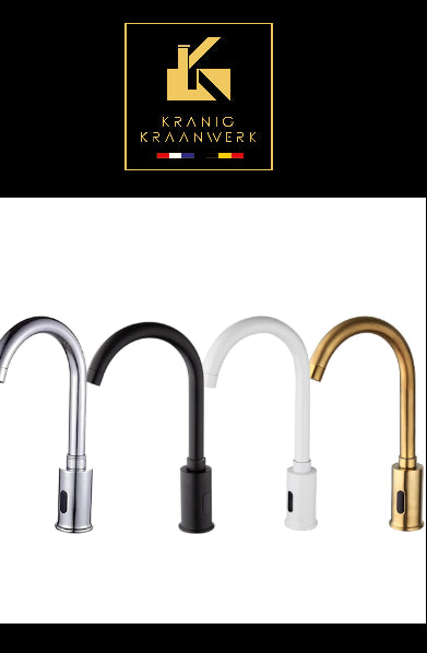 Sensorkraan | Touchless | De Boging | Toiletruimte of pantry | Diverse kleuren | Warm of Koudwater