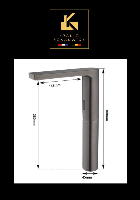 Sensorkraan | Touchless | Serena | Toiletruimte of Badkamer | Warm of koud water