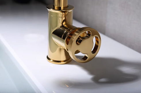 Fontein en wastafelkraan | Industrieel en Landelijk | Toske | Goud