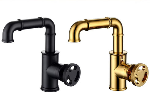 Fontein en wastafelkraan | Industrieel en Landelijk | Toske | Goud