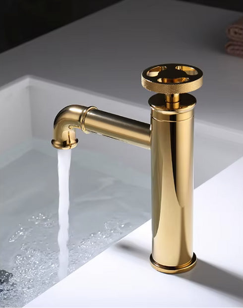 Fontein en wastafelkraan | Industrieel en Landelijk | Tieske | Goud