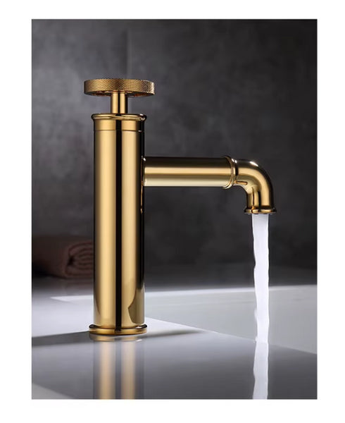 Fontein en wastafelkraan | Industrieel en Landelijk | Tieske | Goud